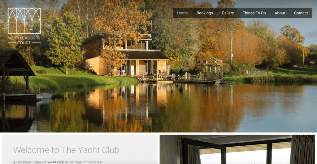 North Cadbury Court Yacht Club Website Home Page